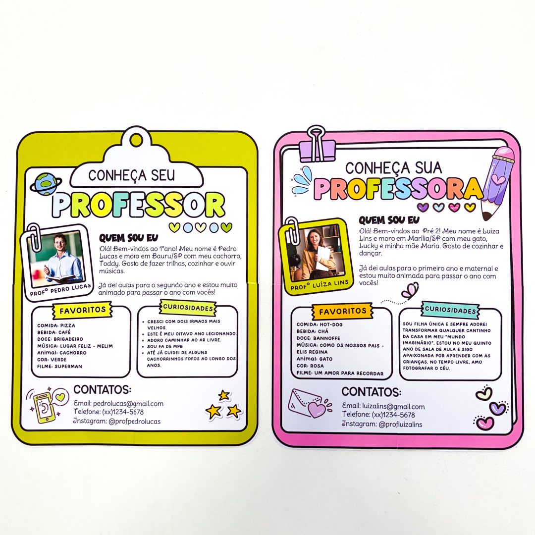 Conheça seu(a) Professor(a)