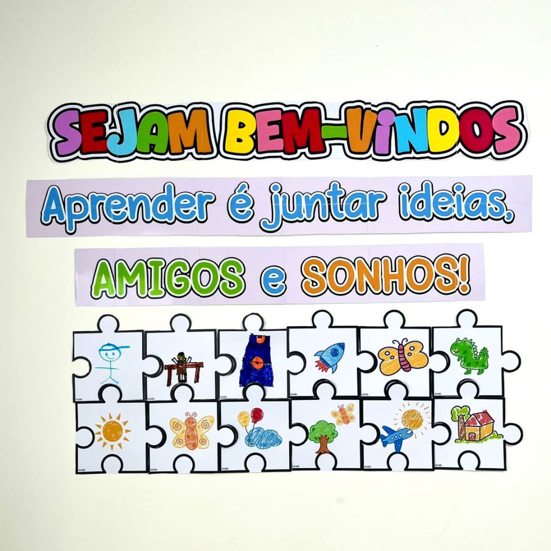 Atividade Quebra-Cabeça Volta às Aulas