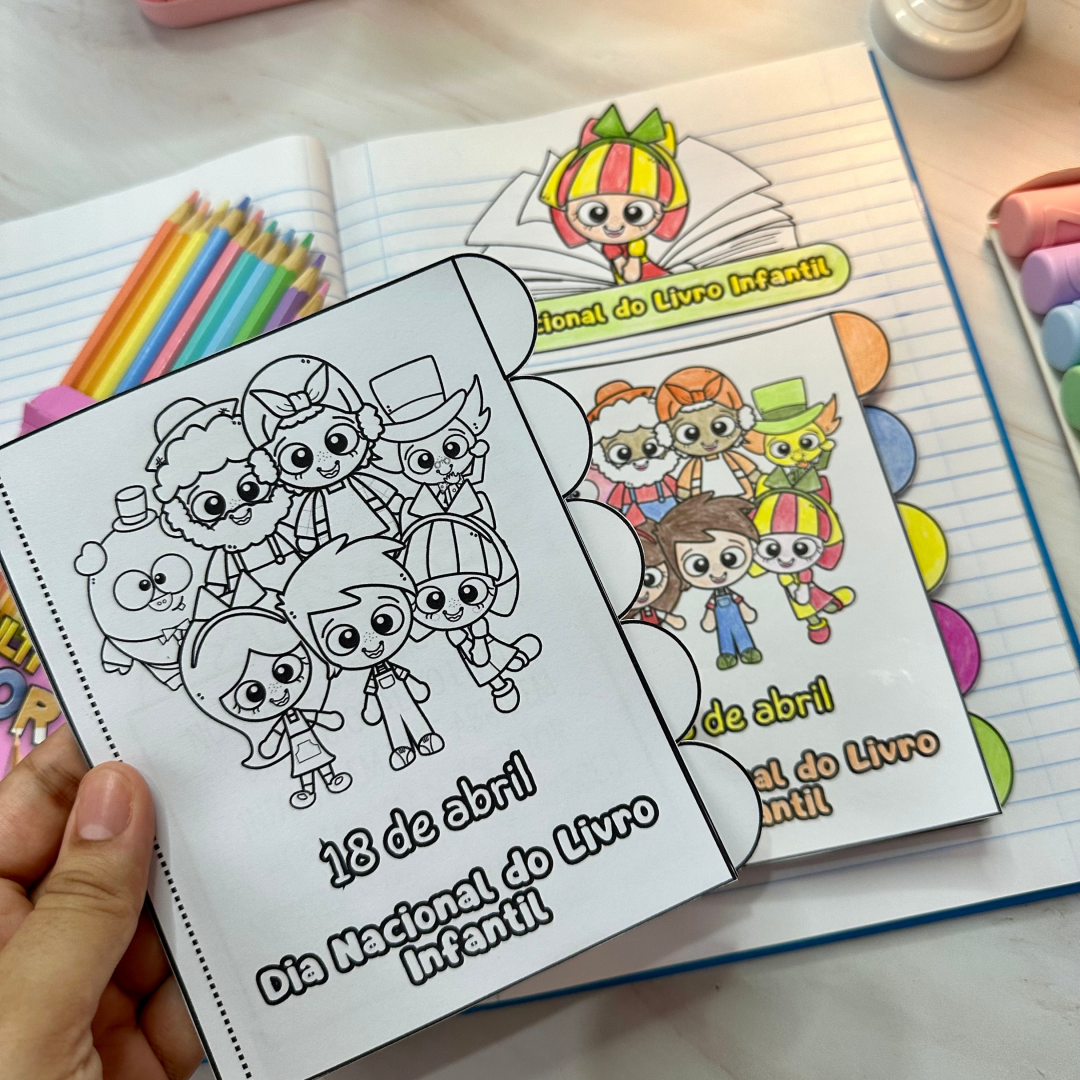 Livro de Colorir Sítio do Picapau