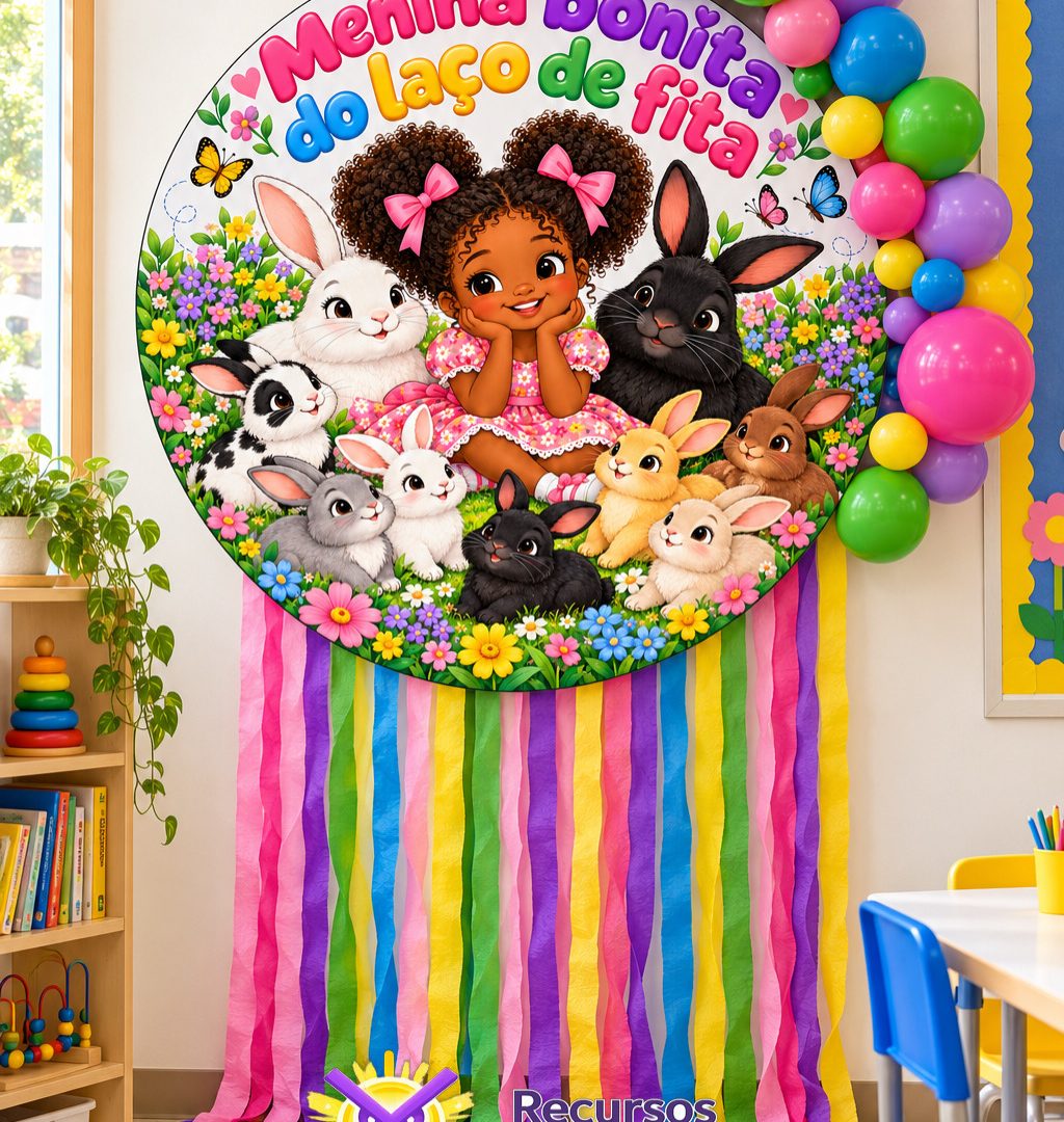 Painel Menina Bonita do Laço de Fita