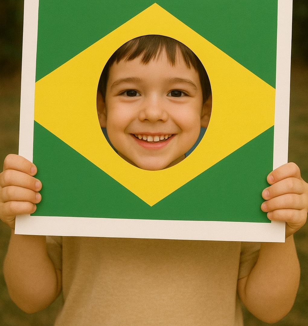 Bandeira para foto