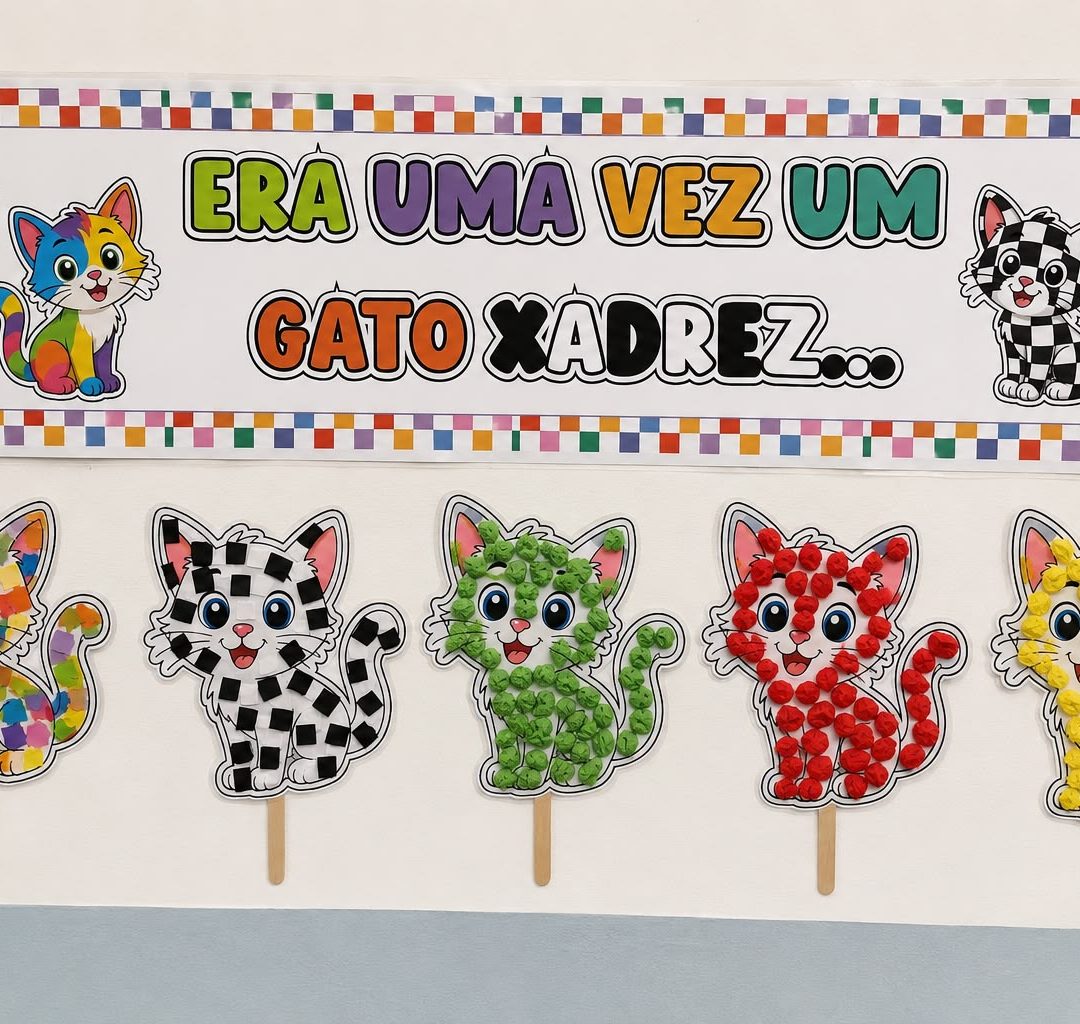 Painel e Atividade Gato Xadrez