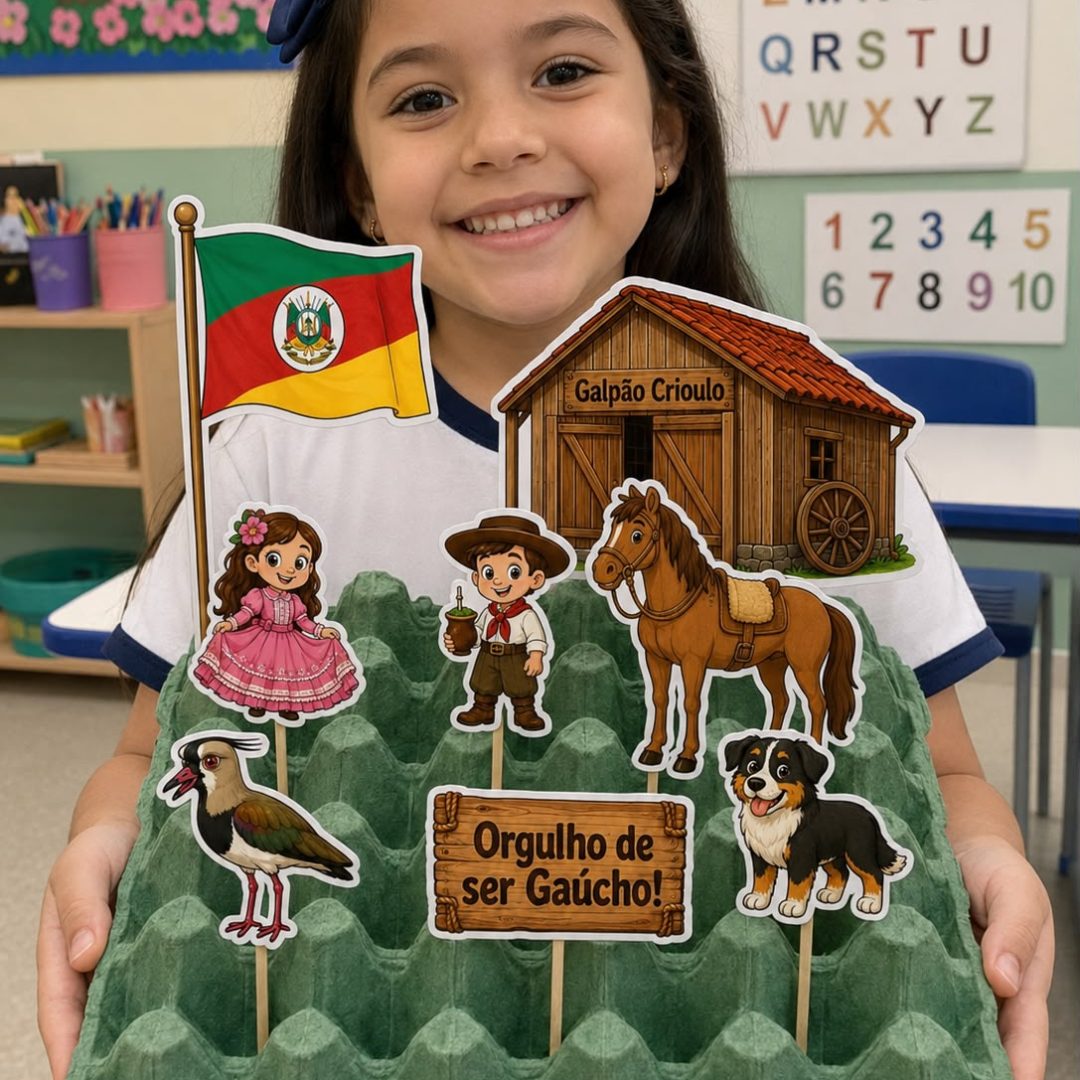 Maquete Dia do Gaúcho