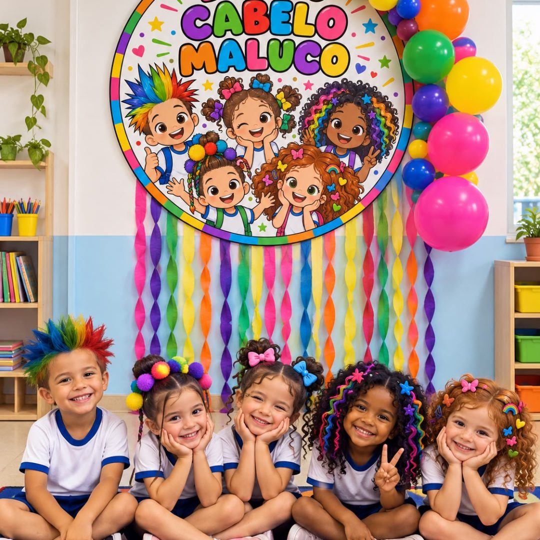 Painel Dia do Cabelo Maluco
