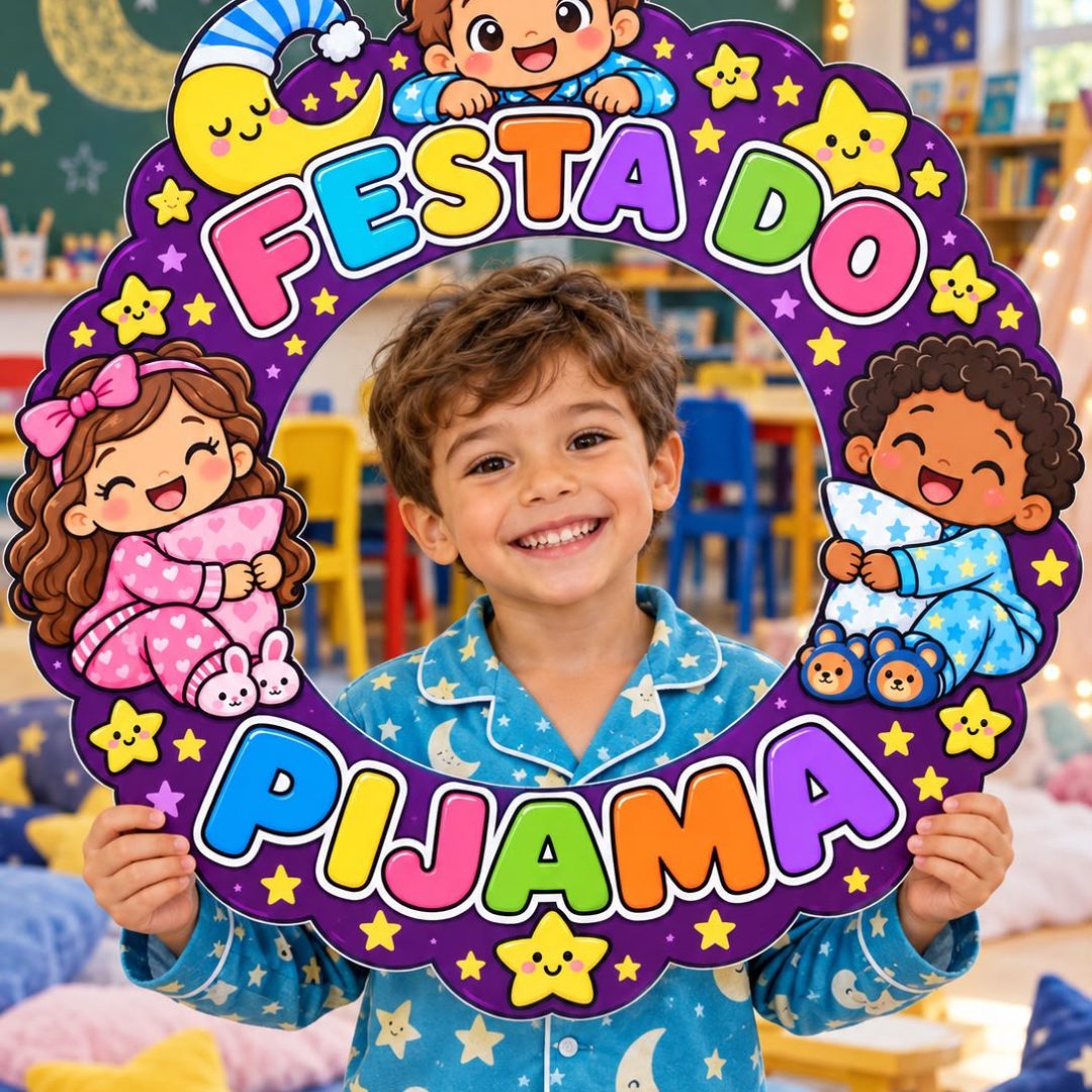 Moldura Festa do Pijama