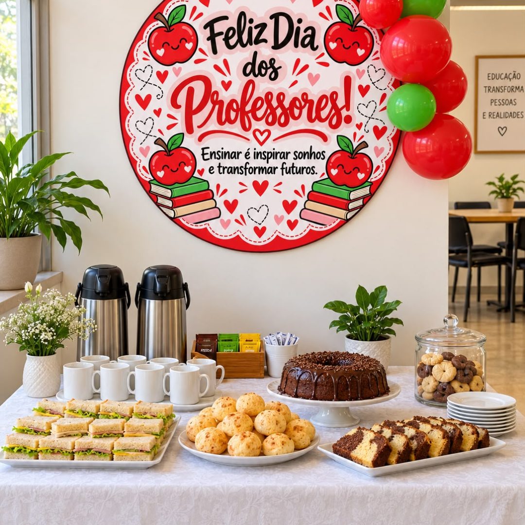 Painel Dia do Professor - Maçã