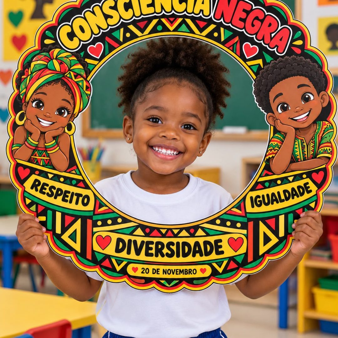 Moldura Consciência Negra - Diversidade