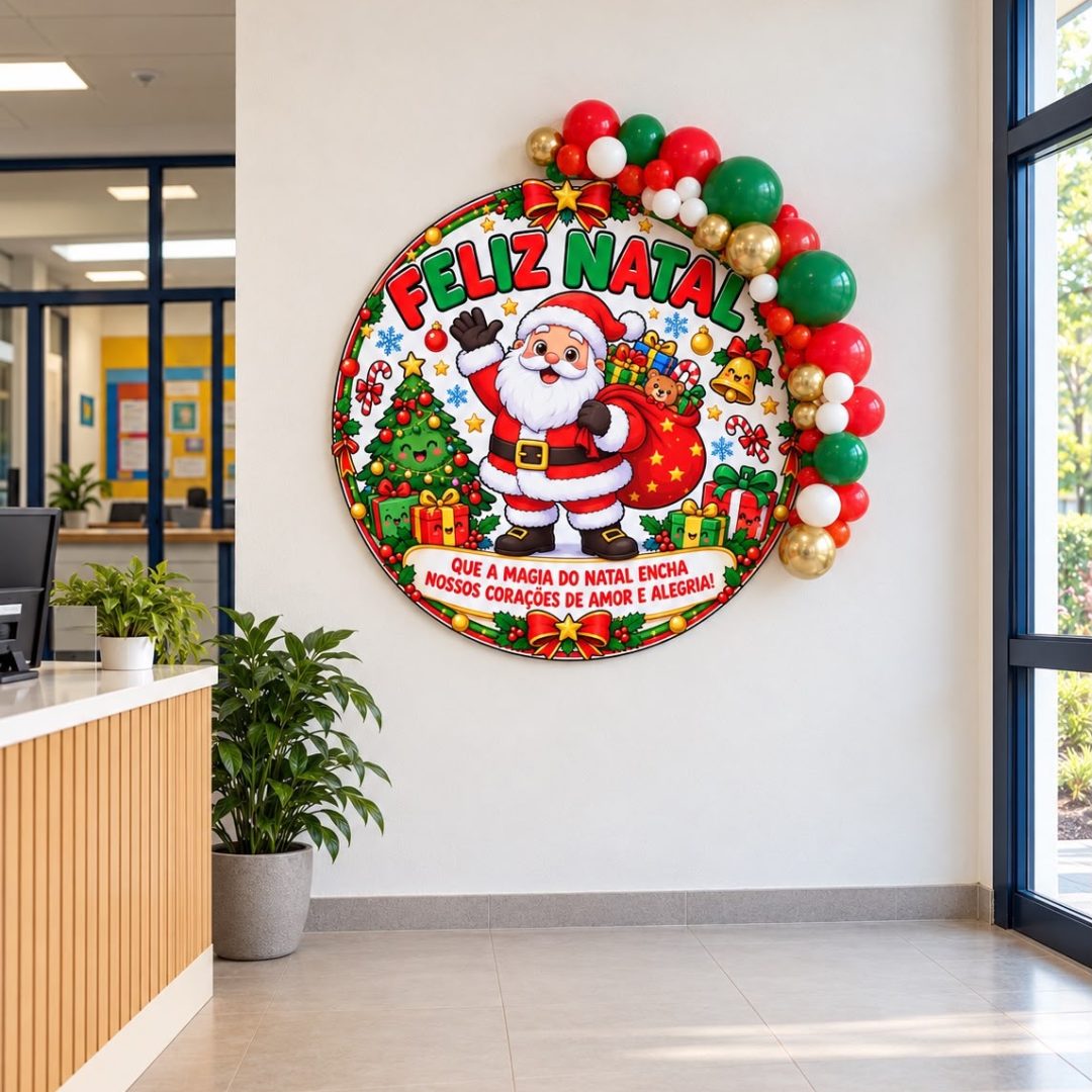 Painel Natal - Papai Noel