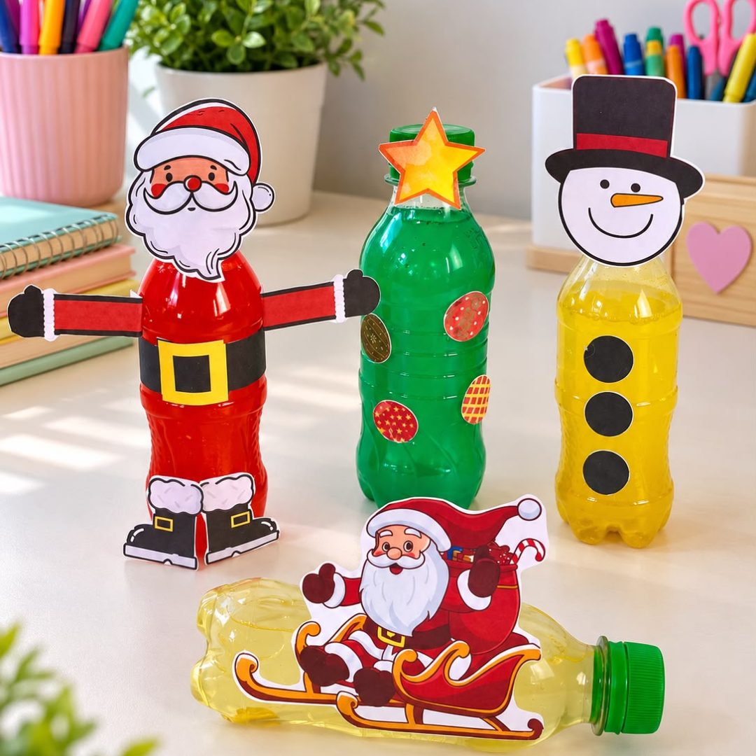 Garrafinhas Sensoriais Natal